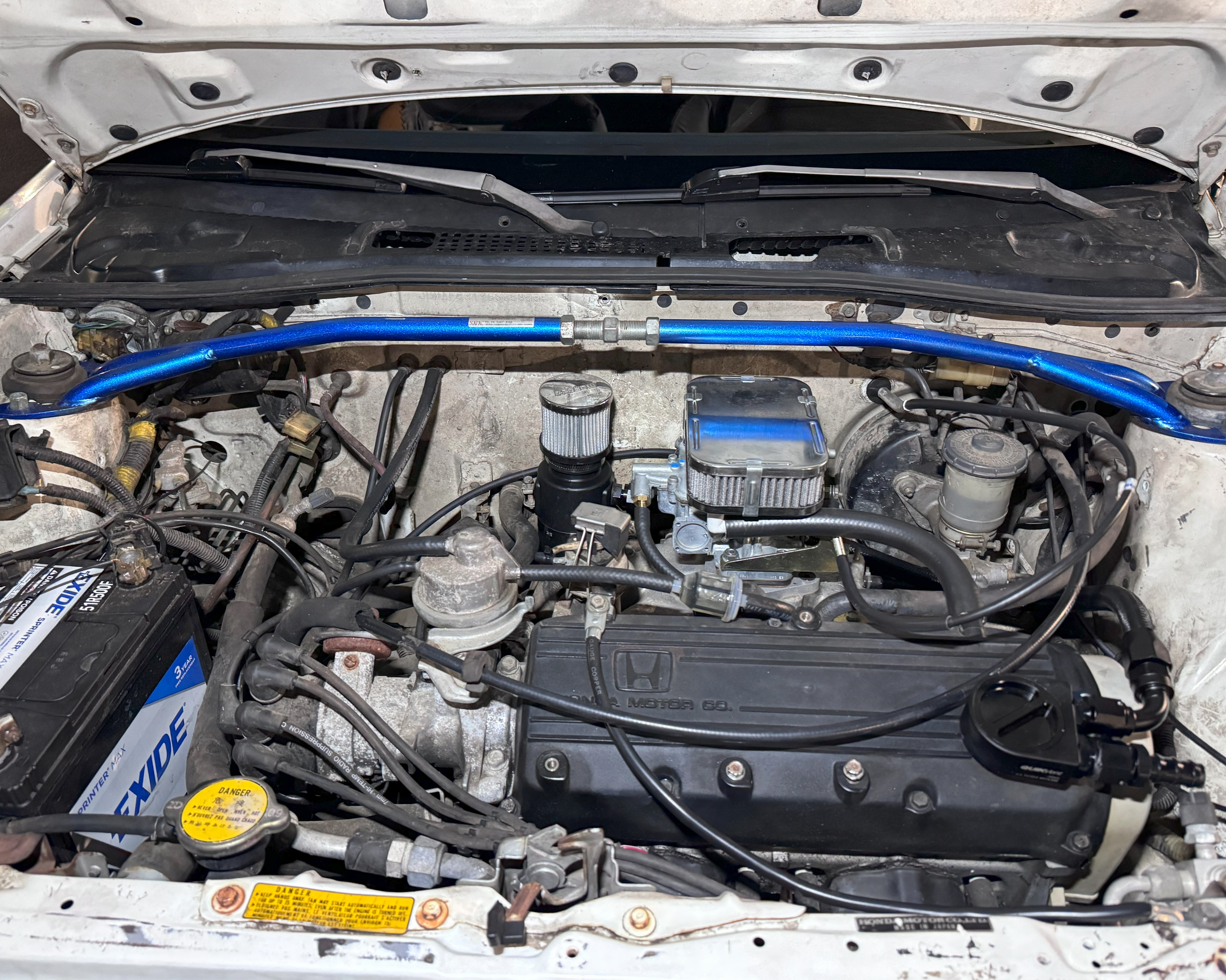 1986 CRX engine bay